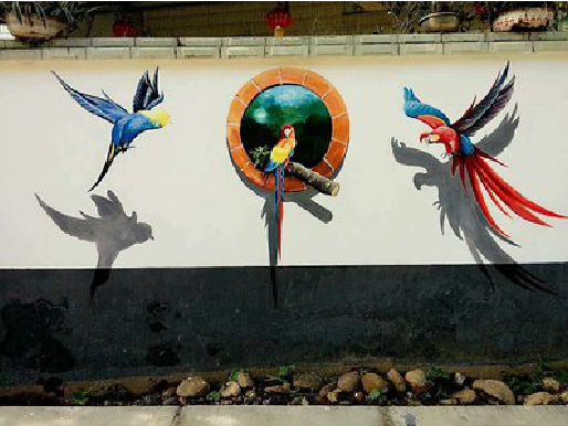 小金视觉错位-3D墙绘设计