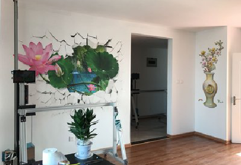 小金墙体彩绘相比墙纸的优势。